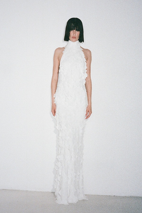 Floor-length  Swan Dress