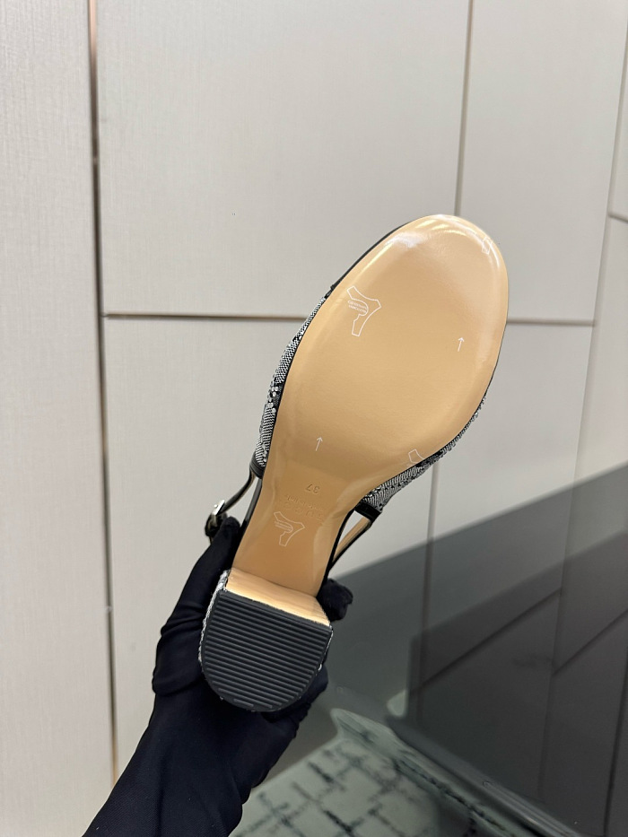 Leather GG Slingback Pumps