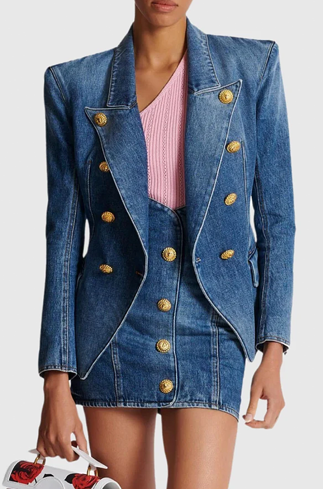 Button Denim Jacket