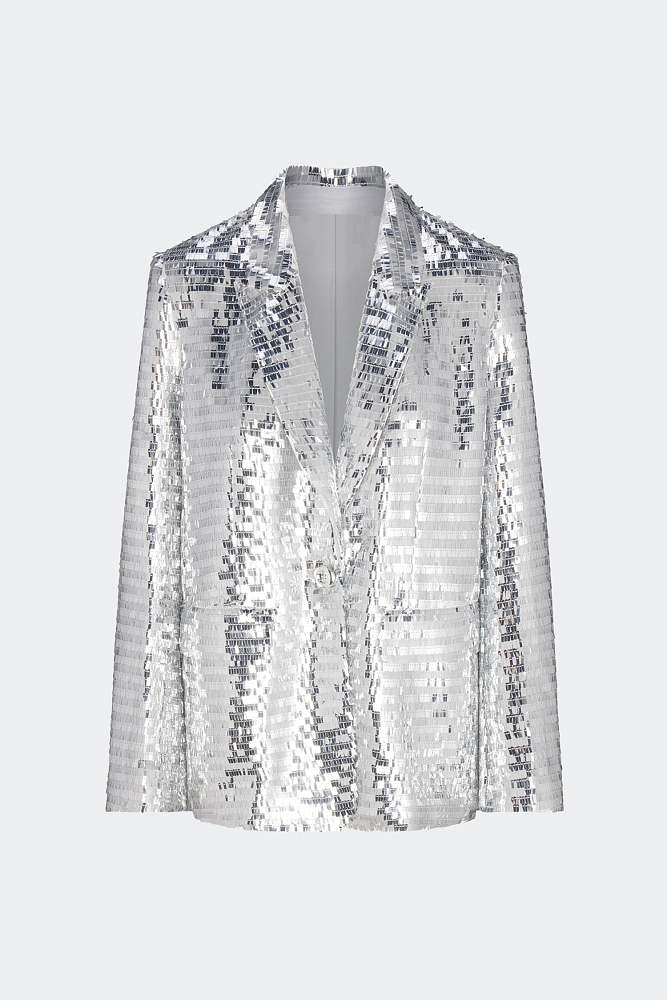 Sequin Blazer Two Piece Set