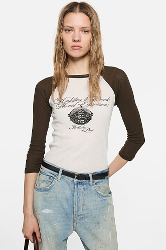 Jersey t-shirt with logo