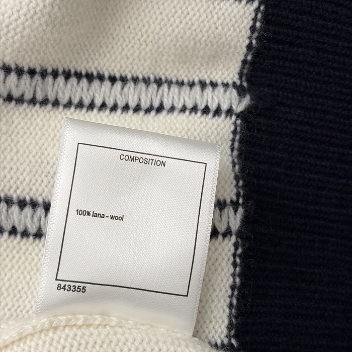 Wool Navy Blue Top