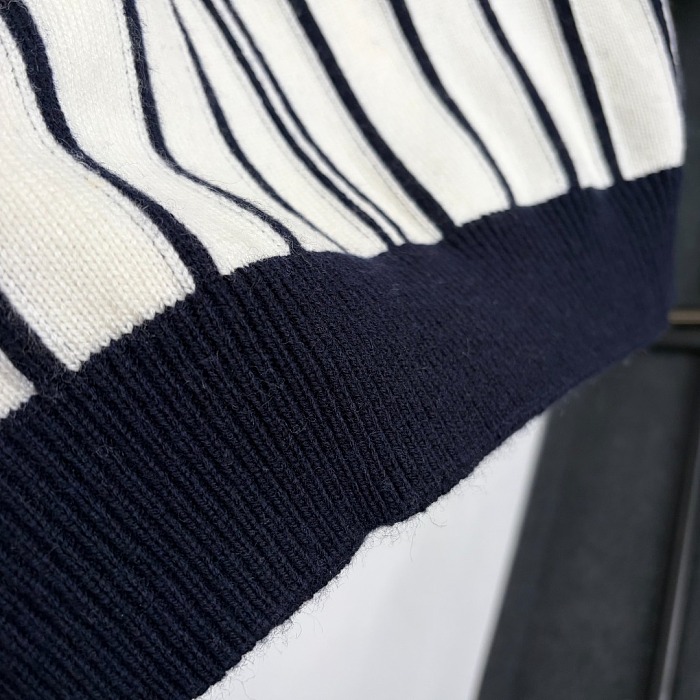 Wool Navy Blue Top
