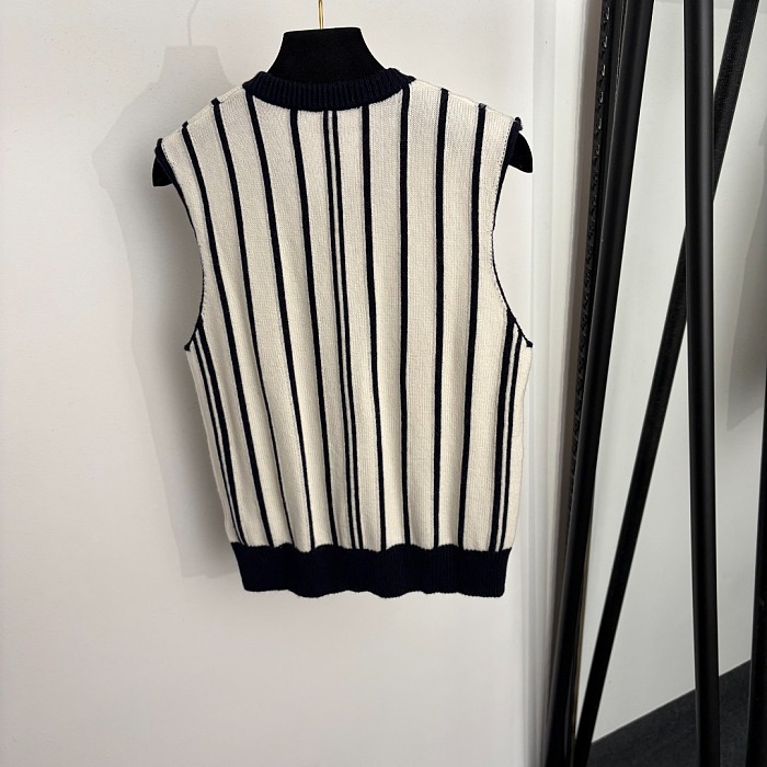 Wool Navy Blue Top