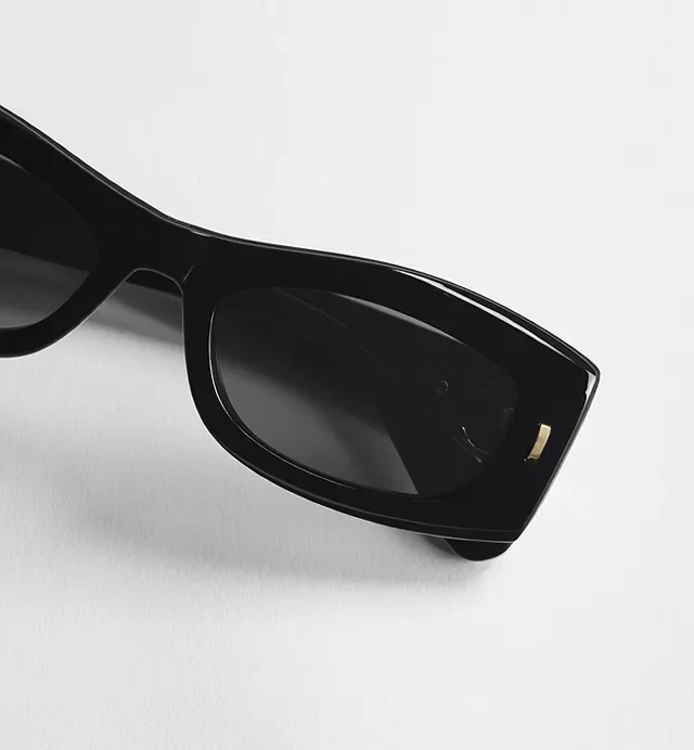 Black Rectangular Sunglasses