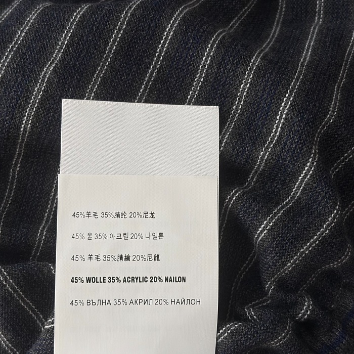 Wool-Blend Striped Short-sleeve Jersey t-shirt