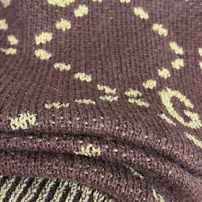GG Jacquard Short Sleeves Sweater