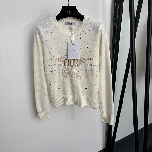 Star Ivory Knit Sweater