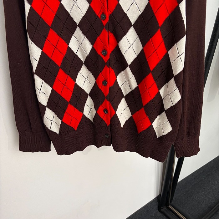 Dark Brown Cashmere Cardigan