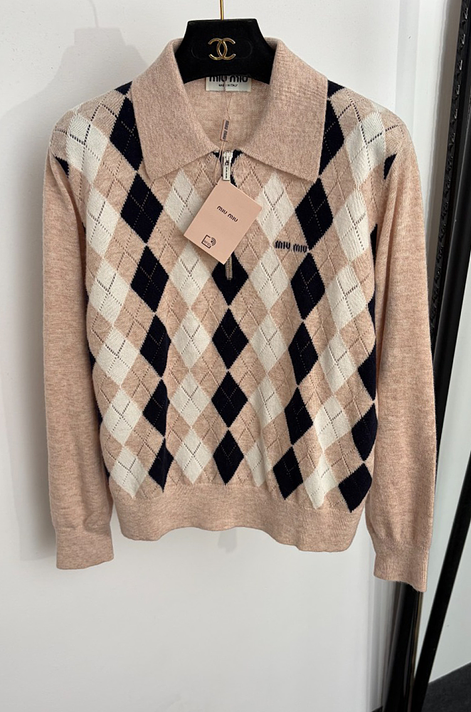 Miu Miu Cashmere Polo Sweater