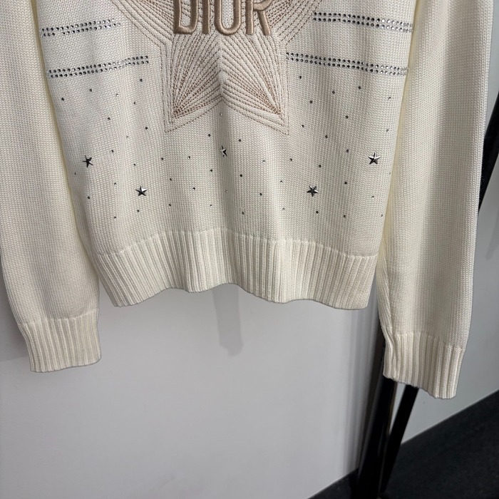 Star Ivory Knit Sweater