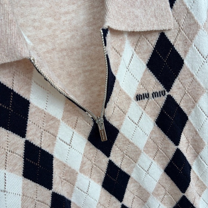 Miu Miu Cashmere Polo Sweater