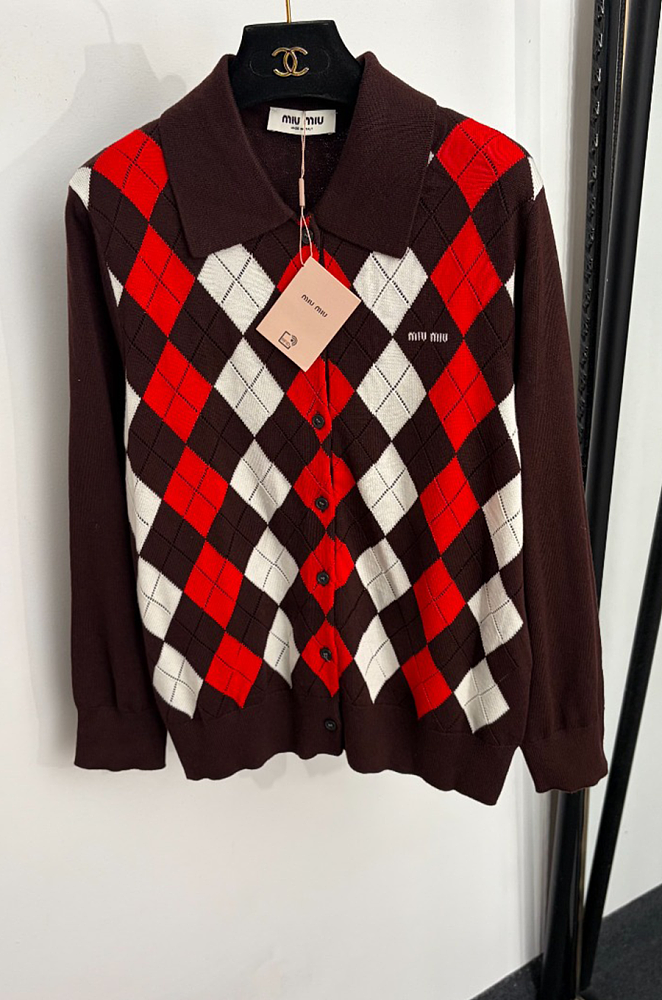 Dark Brown Cashmere Cardigan