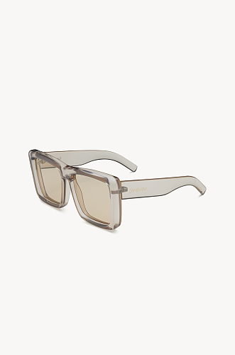 Transparent  Oversize Square Sunglasses