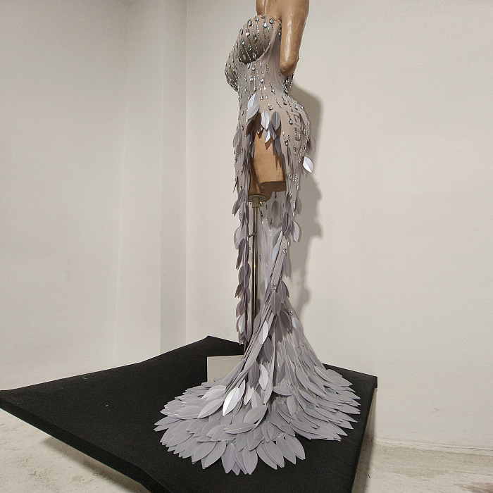 Frost & Plume Gown