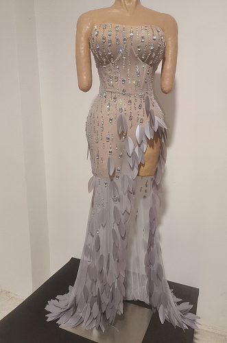 Frost & Plume Gown