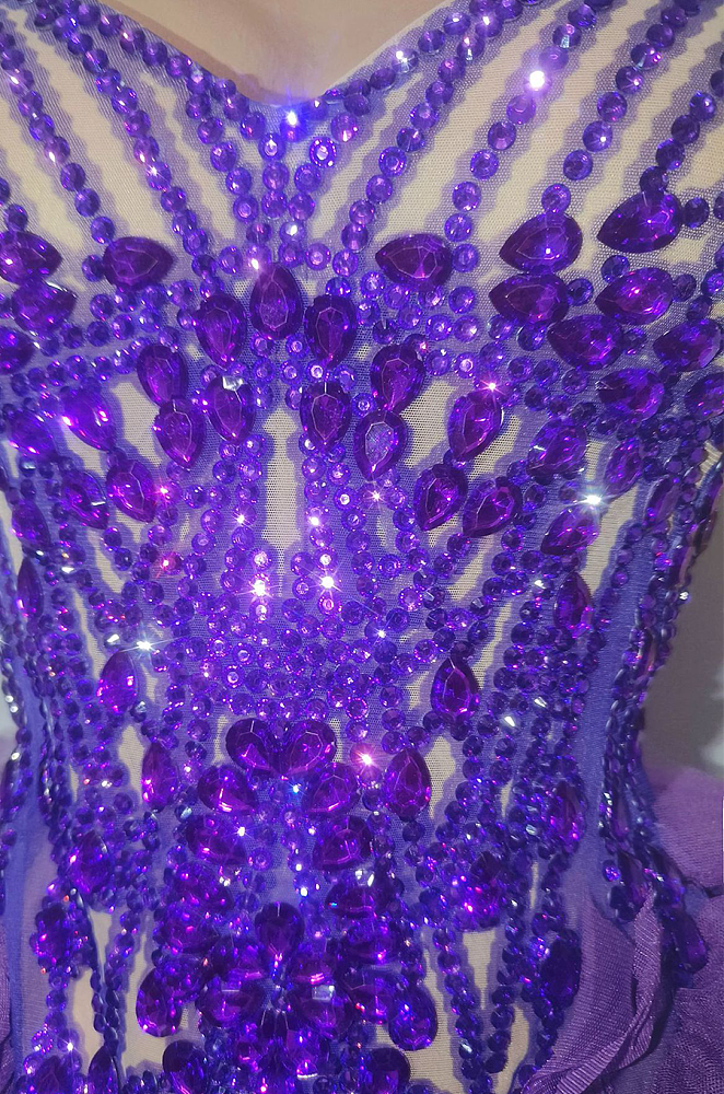 Electric Violet Tulle Mini
