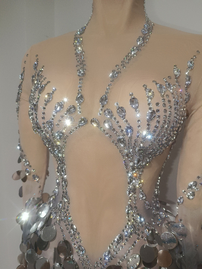 Mirror Disc Illusion Gown