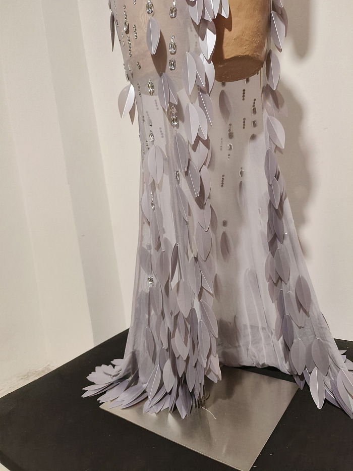 Frost & Plume Gown