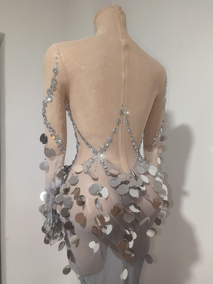Mirror Disc Illusion Gown