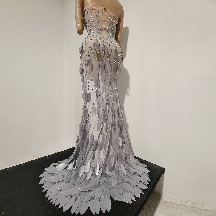 Frost & Plume Gown