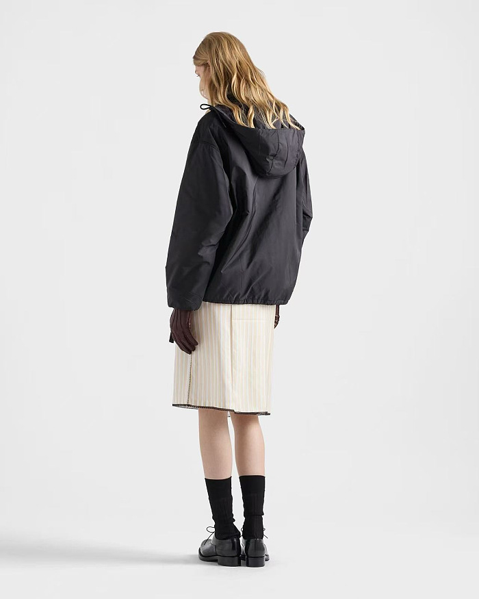 Black Lightweight Re-nylon Blouson Jacket
