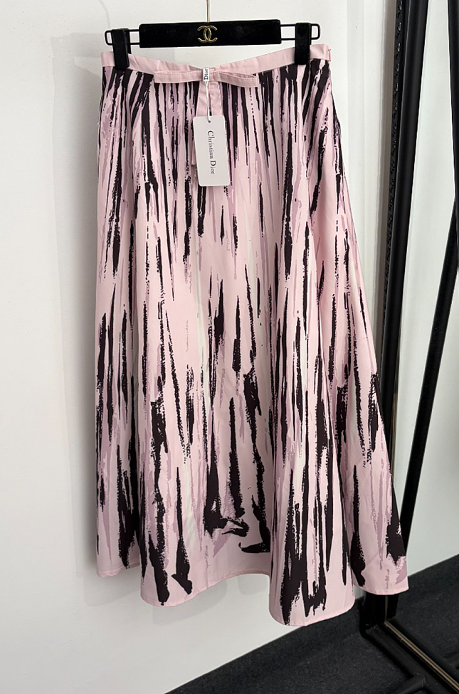 Mid-Length Flared Skirt