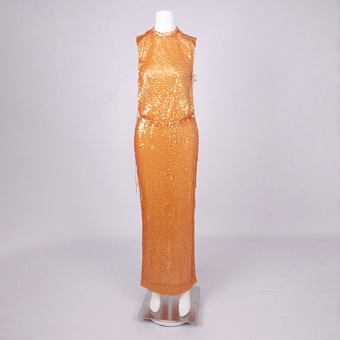 Contour Sleeveless Sequin Maxi Dress