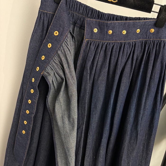 Denim Midi Skirt