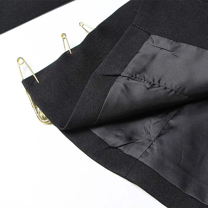Gold Safety Pin Blazer