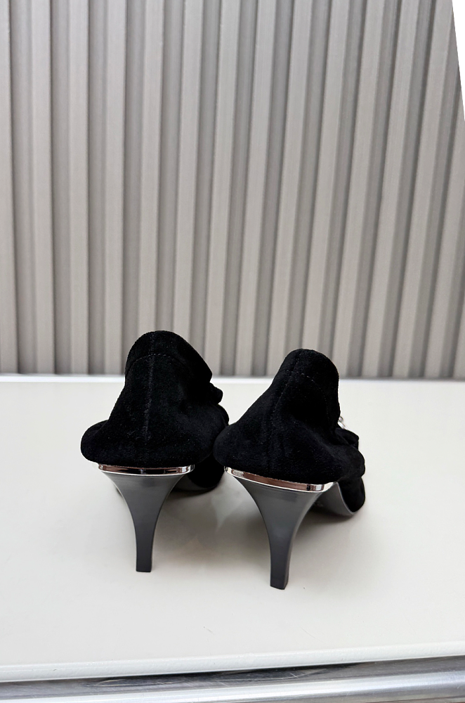 Vittoria 75 Horsebit-embellished Suede Pumps Black