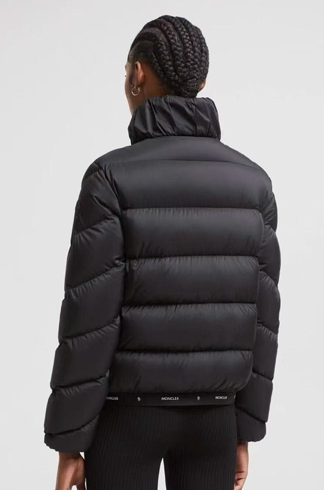 Moncler Grignan Diagonal-Quilted Short Down Jacket
