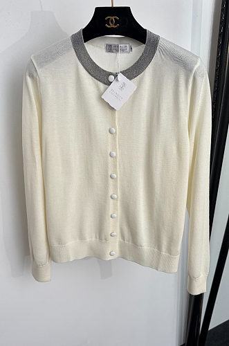 Off-white Knit Cardigan