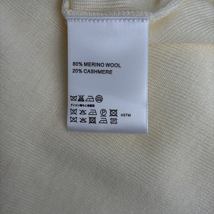 Ivory Short-sleeve Mock-neck Knit Sweater
