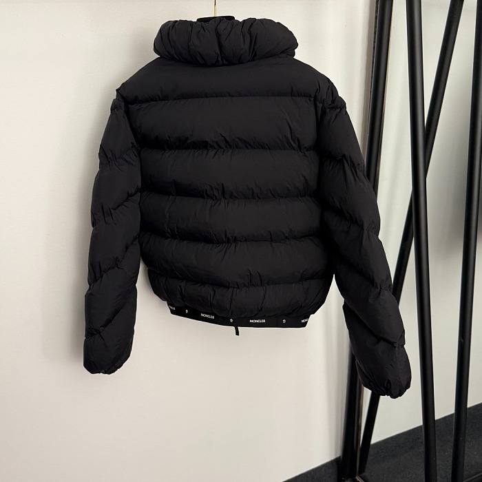 Moncler Grignan Diagonal-Quilted Short Down Jacket
