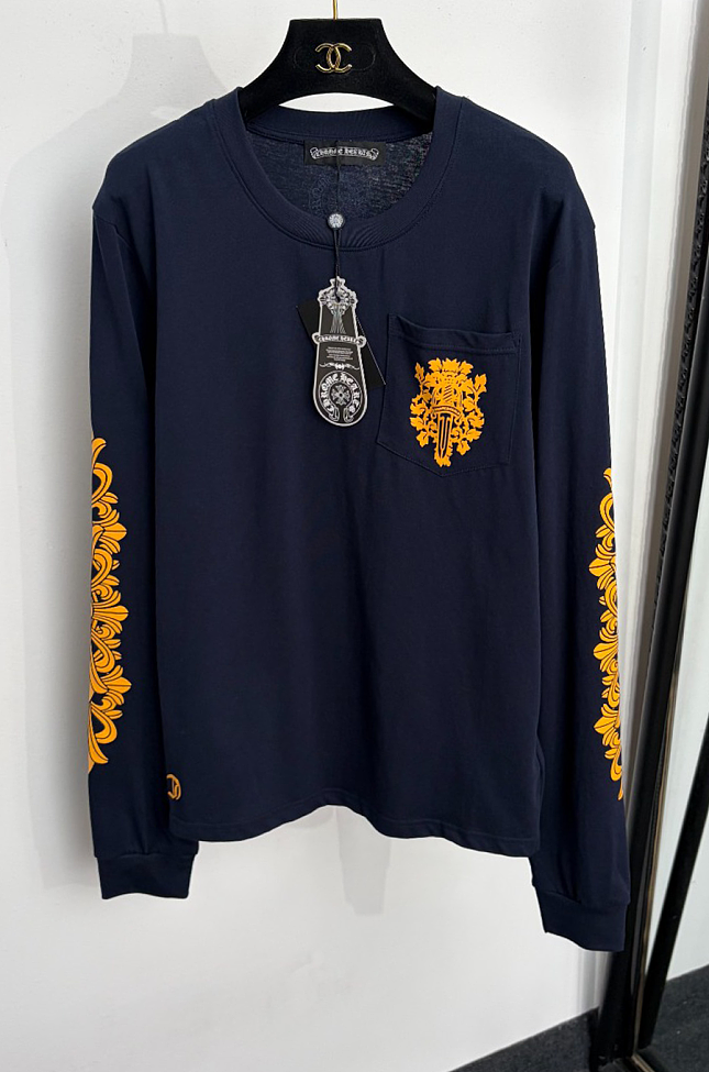 Chrome Hearts Dagger Logo Long Sleeve T-shirt