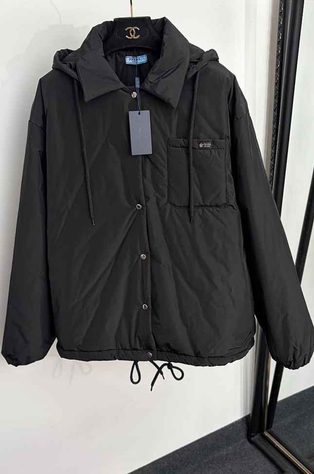 Black Lightweight Re-nylon Blouson Jacket