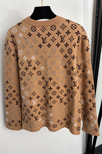 Monogram Cashmere Pullover