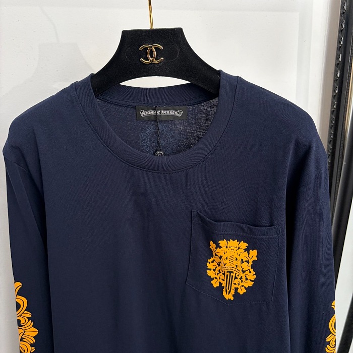 Chrome Hearts Dagger Logo Long Sleeve T-shirt