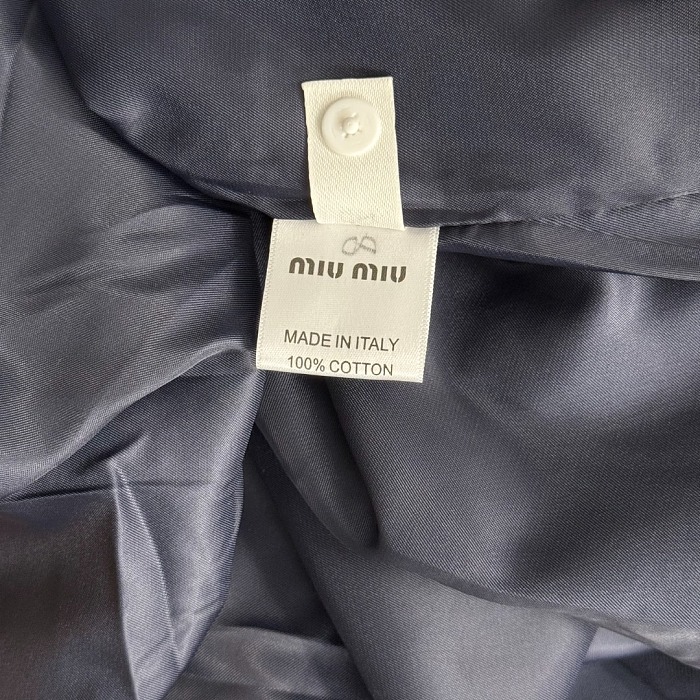 Miu Miu Navy Zip Jacket