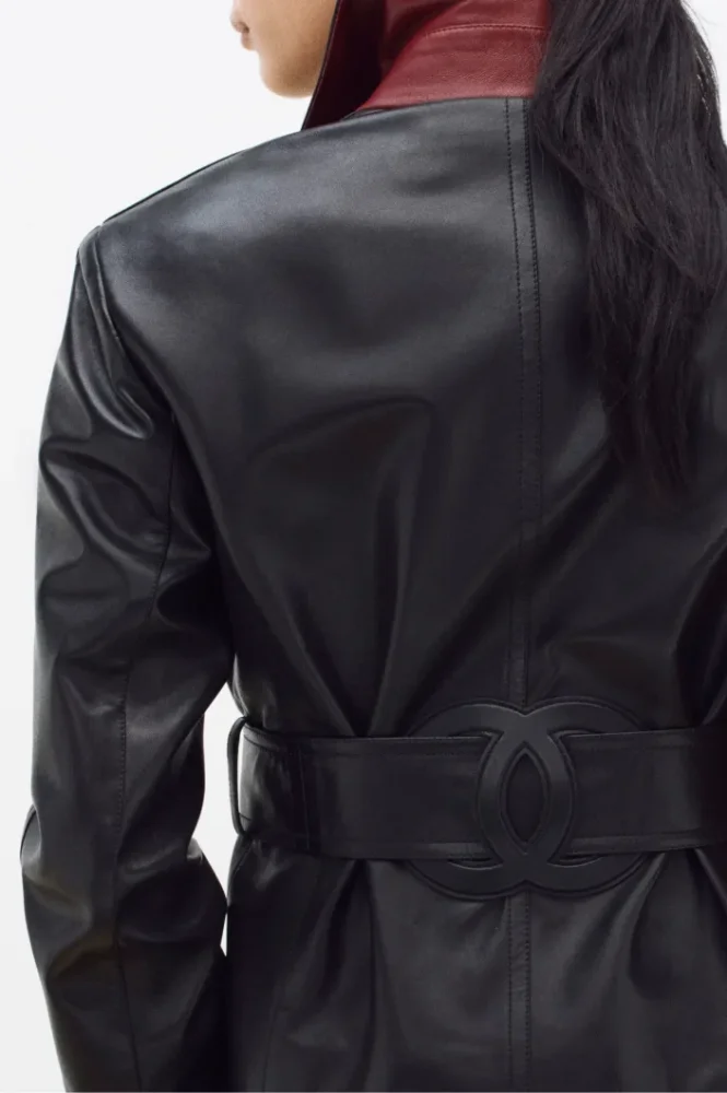 Mixed Mules Leather Jacket