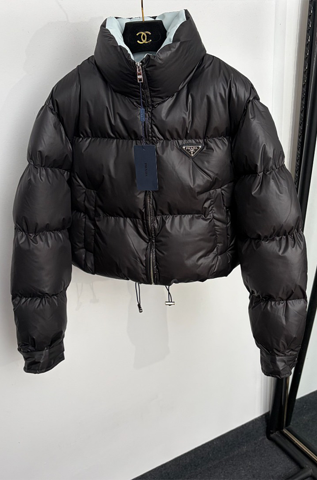Prada Cropped Down Jacket
