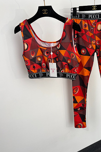Pucci Occhi-print Leggings Set