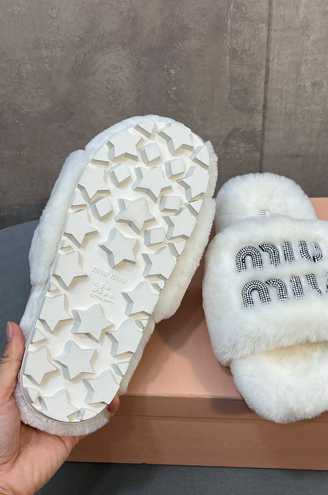 Crystal-embellished Slide Sandals