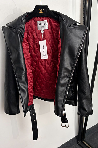 Mixed Mules Leather Jacket