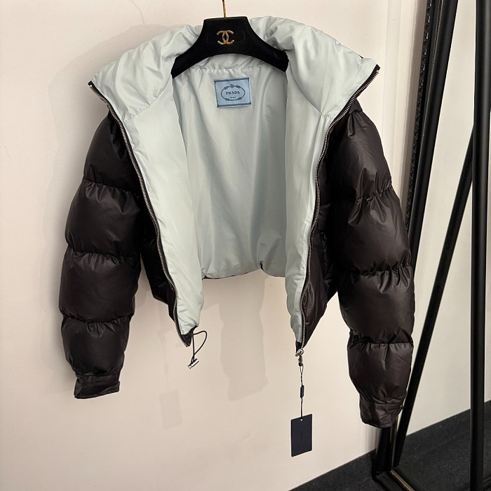 Prada Cropped Down Jacket