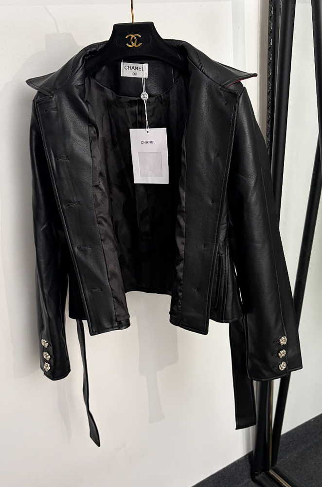 Mixed Mules Leather Jacket