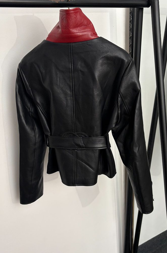 Mixed Mules Leather Jacket