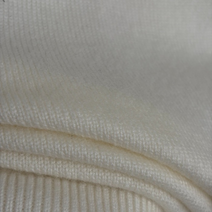 Chanel Wool Cotton Cardigan in White