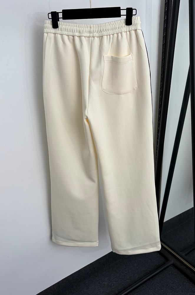 Black Zip-up Track Jacket and Matching Sweatpants Set